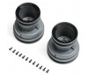 MT Wheel Black Beadlock Light Grey (2): Mini LMT