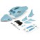 Painted Complete Body Set Megalodon: Mini LMT