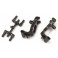 Etriers Avant Kyosho Inferno MP9-MP10 Aluminium - 19 Deg.