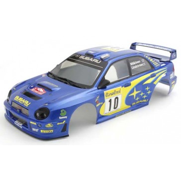 Body shell set 1:10 Fazer Rally FZ02R Subaru Impreza WRC2002 - Blue