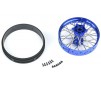1/4 Pro-Spec Aluminum V2 Bead Rear Wheel Blue/Blue (1): Promoto-MX