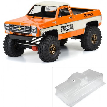 1/6 1978 Chevy K-10 Clear Body: SCX6