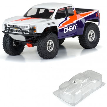 1/10 2015 Chevy Silverado Pre-Runner Clear Body 12.3 WB Crawlers