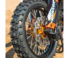 1/4 Pro-Spec Aluminum V2 Bead Front Wheel Black/Gold (1): Promoto-MX