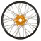 1/4 Pro-Spec Aluminum V2 Bead Front Wheel Black/Gold (1): Promoto-MX