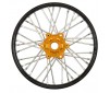 1/4 Pro-Spec Aluminum V2 Bead Front Wheel Black/Gold (1): Promoto-MX