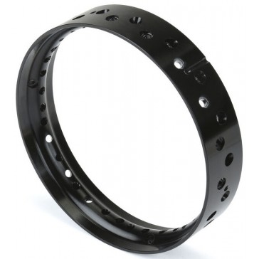 1/4 Pro-Spec Aluminum Rear Rim Black: Promoto-MX