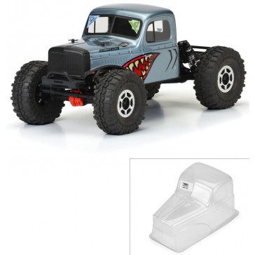 1/10 Comp Wagon Cab-Only Clear Body 12.3 (313mm) Wheelbase Crawlers