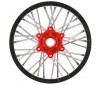 1/4 Pro-Spec Aluminum V2 Bead Rear Wheel Black/Red (1): Promoto-MX