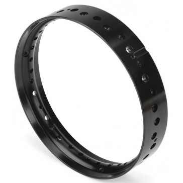 1/4 Pro-Spec Aluminum Front Rim Black: Promoto-MX