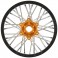 1/4 Pro-Spec Aluminum V2 Bead Rear Wheel Black/Gold (1): Promoto-MX