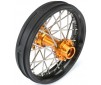 1/4 Pro-Spec Aluminum V2 Bead Rear Wheel Black/Gold (1): Promoto-MX