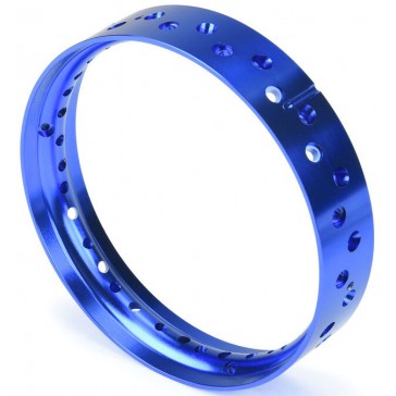 1/4 Pro-Spec Aluminum Rear Rim Blue: Promoto-MX