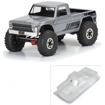 1/10 1967 Ford F-100 Clear Body 12.3 (313mm) Wheelbase Crawlers