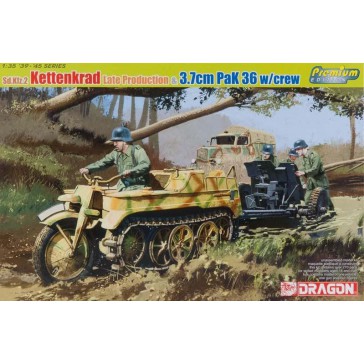 1/35 SD.KFZ.2 KETTENKRAD LATE en 3.7CM PAK 36 W/CREW