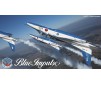 1/72 KAWASAKI T-4 BLUE IMPUKSE ACRO 138 MM SP593