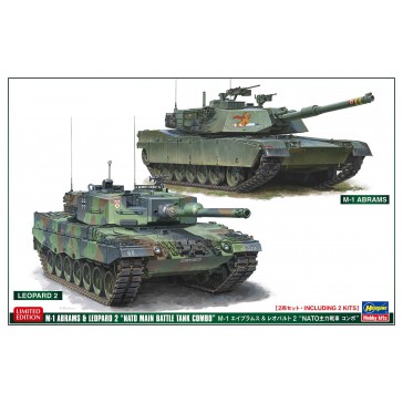 1/72 M1 ABRAMS en LEOPARD 2 NATO MBT COMBO 30069