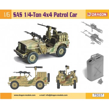 1/6 SAS 1/4 TON 4x4 PATROL CAR