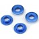 1/5 Billet Adapter Washer Aluminum F/R (4) Blue
