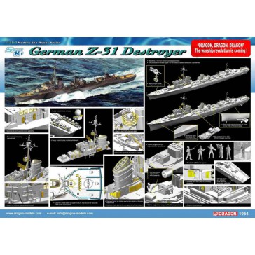 1/350 GERMAN Z-31 DESTROYER (03/25) *