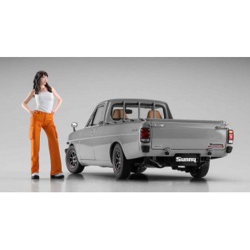 1/24 DATSUN SUNNY TRUCK LONG DELUXE W/GIRLS SP626 (2/25) *