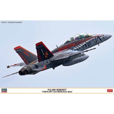 1/48 F/A-18D HORNET VMFA 224 BENGALS 2024 07545 (1/25) *