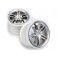 Wheels, SS (split spoke) 3.8 (satin) (2) (fits Revo/Maxx ser