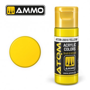 ATOM ACRYLIC COLOR YELLOW 20 ML