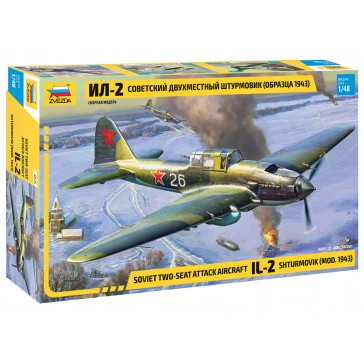 1/48 SOVIET 2-SEAT ATTACK AIRCRAFT IL-2 STORMOVIK 1943