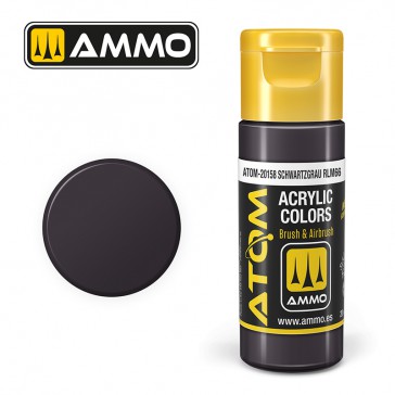ATOM ACRYLIC COLOR SCHWARTZGRAU RLM66 20 ML