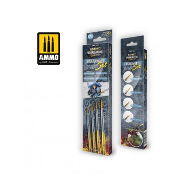 AMMO WARGAMING SHADERS en WASHES BRUSH SET