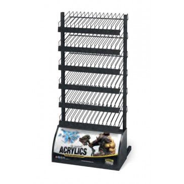 DISPLAY FOOT BASE ACRYLIC BIG RACK 6 TRAY X 15 PCS