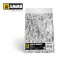 MARBLE WHITE, ROUND DIE-CUT WARGAMES 2 PCS.