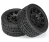1/6 Menace HP BELTED F/R 5.7 MT Tires Mounted 24mm Blk Raid (2)