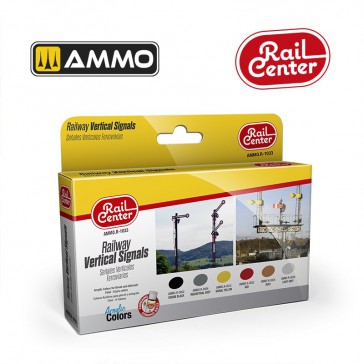 RAIL CENTER - RAILWAY VERTICAL SIGNALS 15ML 6 JARS