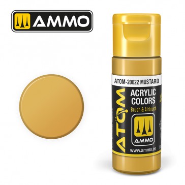 ATOM ACRYLIC COLOR MUSTARD 20 ML
