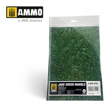 MARBLE JADE GREEN, ROUND DIE-CUT WARGAMES 2 PCS.