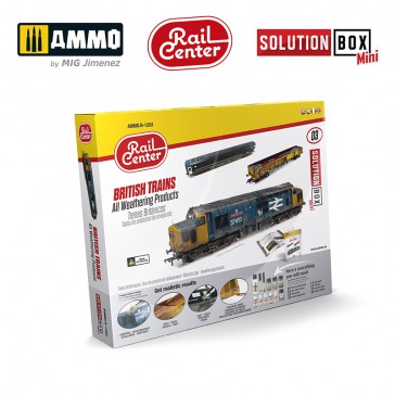 SOLUTION BOX RAIL CENTER n°03 BRITISH TRAINS WEATHERING