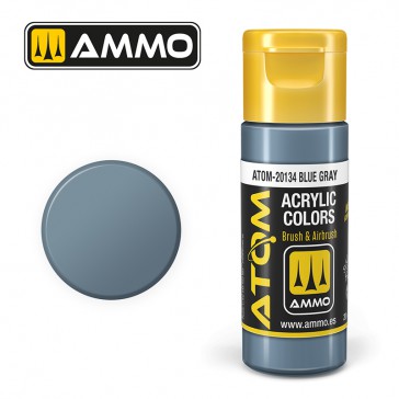 ATOM ACRYLIC COLOR BLUE GRAY 20 ML