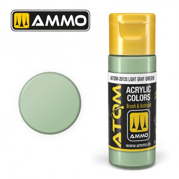 ATOM ACRYLIC COLOR LIGHT GRAY GREEN 20 ML