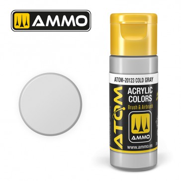ATOM ACRYLIC COLOR COLD GRAY 20 ML