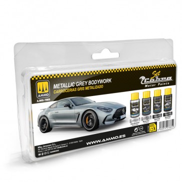 COBRA MOTOR METALLIC GREY BODYWORKS SET  (03/25) *