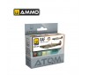 ATOM ACR. PAINT SET RAF WWII EARLY 4 JARS