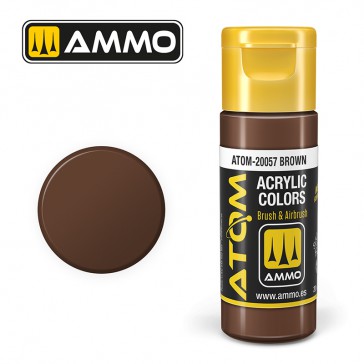 ATOM ACRYLIC COLOR BROWN 20 ML