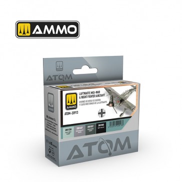 ATOM ACR. PAINT SET LUFTWAFFE NIGHT FIGHTER 4 JARS