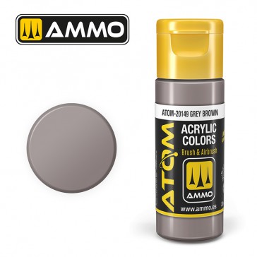 ATOM ACRYLIC COLOR GREY BROWN 20 ML