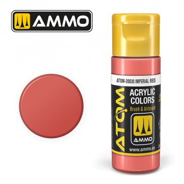 ATOM ACRYLIC COLOR IMPERIAL RED 20 ML