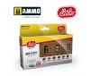 RAIL CENTER - BRICK BUILDINGS 15ML 6 JARS