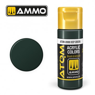 ATOM ACRYLIC COLOR DEEP GREEN 20 ML