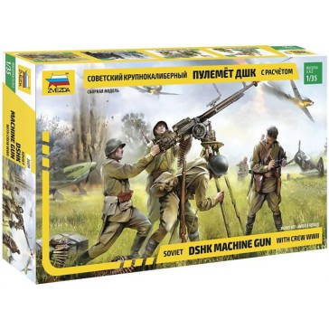 1/35 SOVIET DSHK MACHINE GUN W/CREW WWII